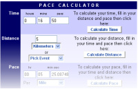 Cool Running Pace Calculator