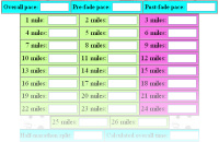 Marathon Pace Calculator